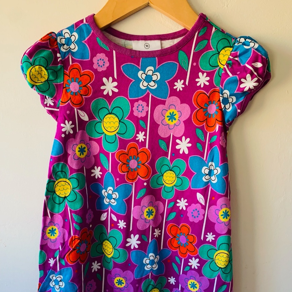 Hanna Anderson floral dress. Sweet addition for spring! Sz 3